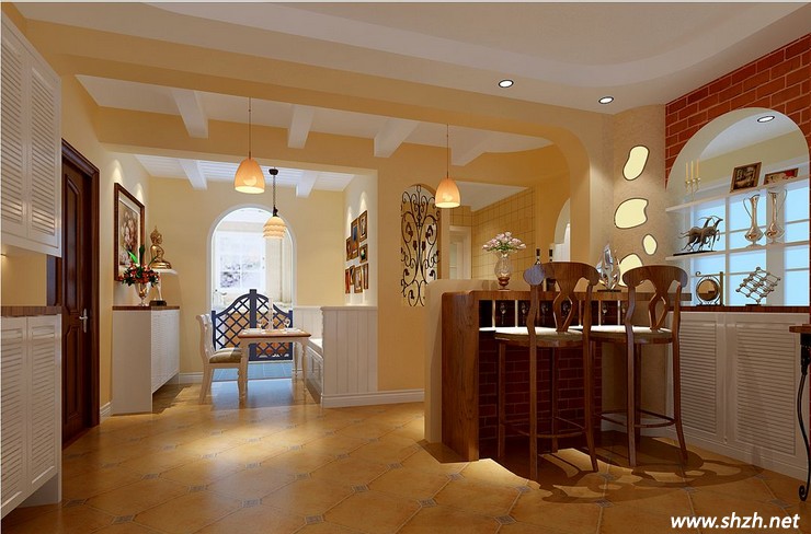 美式風(fēng)格吧臺設(shè)計