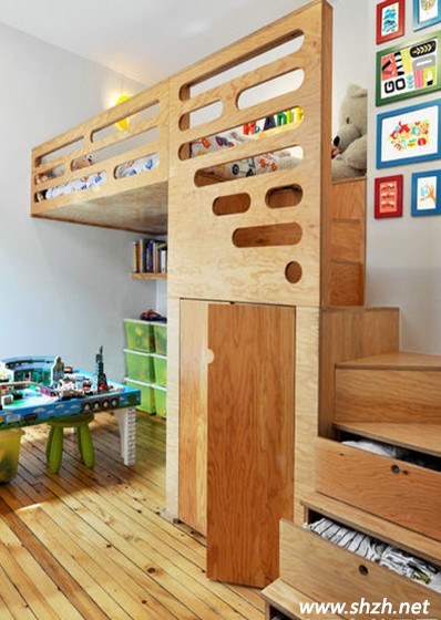 兒童懸空床  兒童床設(shè)計(jì) 兒童房設(shè)計(jì)  